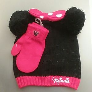 Minnie Mouse Toddler hat set